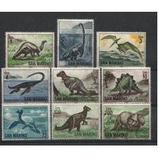 SAN MARINO 1965 SERIE COMPLETA NUEVA MINT DINOSAURIOS